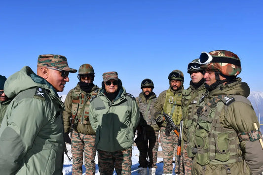 Lt Gen Pratik Sharma Inspects Anti-Infiltration Defense Systems in North Kashmir
