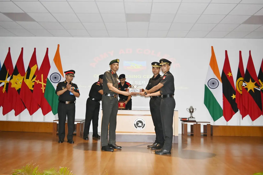 Lt Kalpana Sharma Honoured with Commandant’s Trophy at Army Air Defence College Gopalpur Ceremony