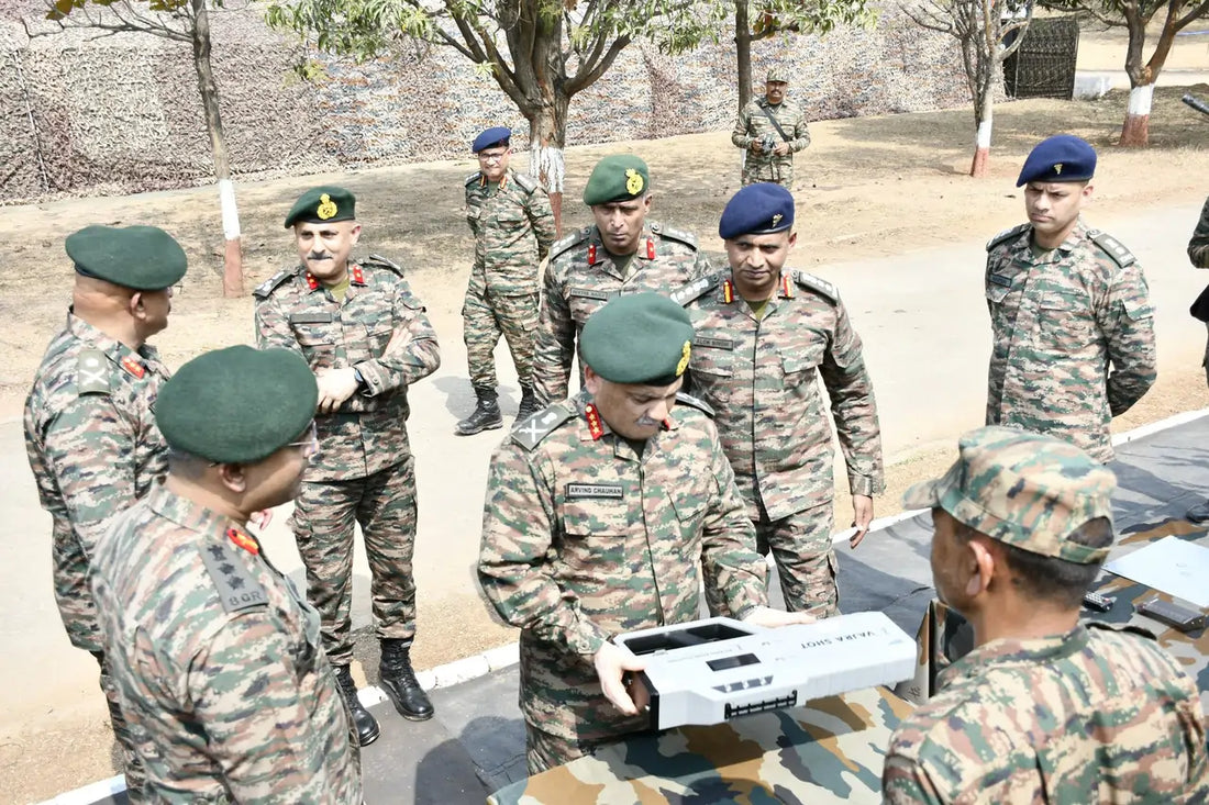 Lt Gen Arvind Chauhan Assesses Readiness of Bison Division's Sudarshan Chakra Corps