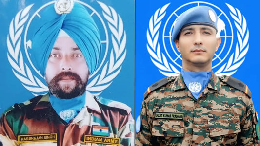 Indian Peacekeepers Harbhajan Singh and Sujit Kumar Pradhan Honored with Posthumous Dag Hammarskjöld Medal