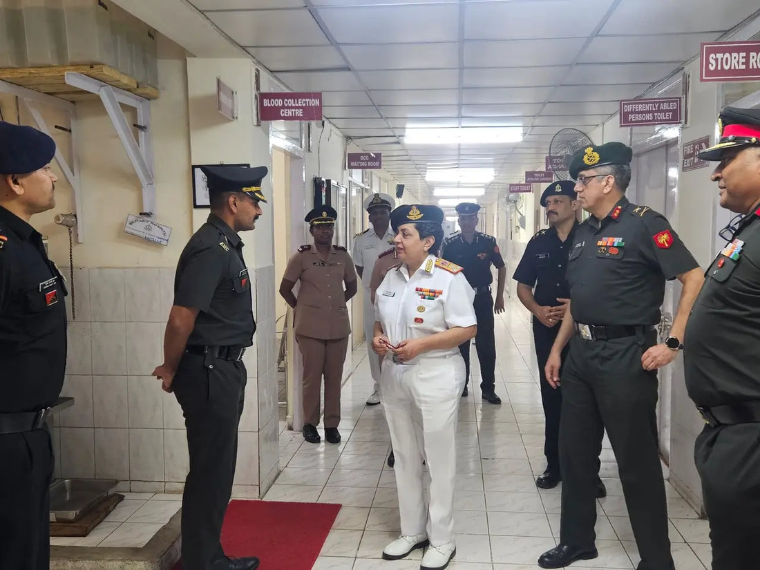 Surgeon Vice Adm Kavita Sahai Strengthens Naval and Coast Guard Coordination in Chennai Visit