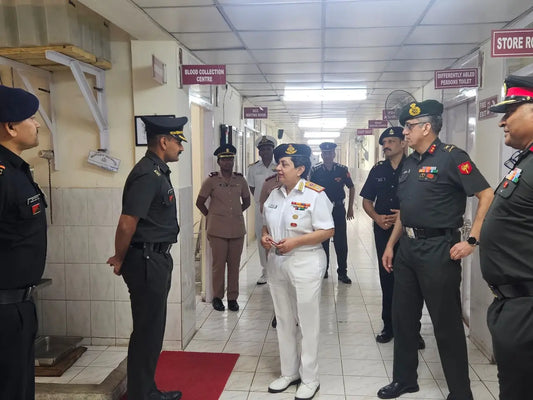 Surgeon Vice Adm Kavita Sahai Strengthens Naval and Coast Guard Coordination in Chennai Visit