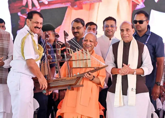 Rajnath Singh Inaugurates Indian Navy Memorial 'Nausena Shaurya Vatika' in Lucknow