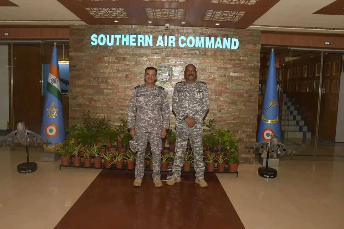 Air Marshal Mishra Assesses Operational Collaboration at Southern Air Command