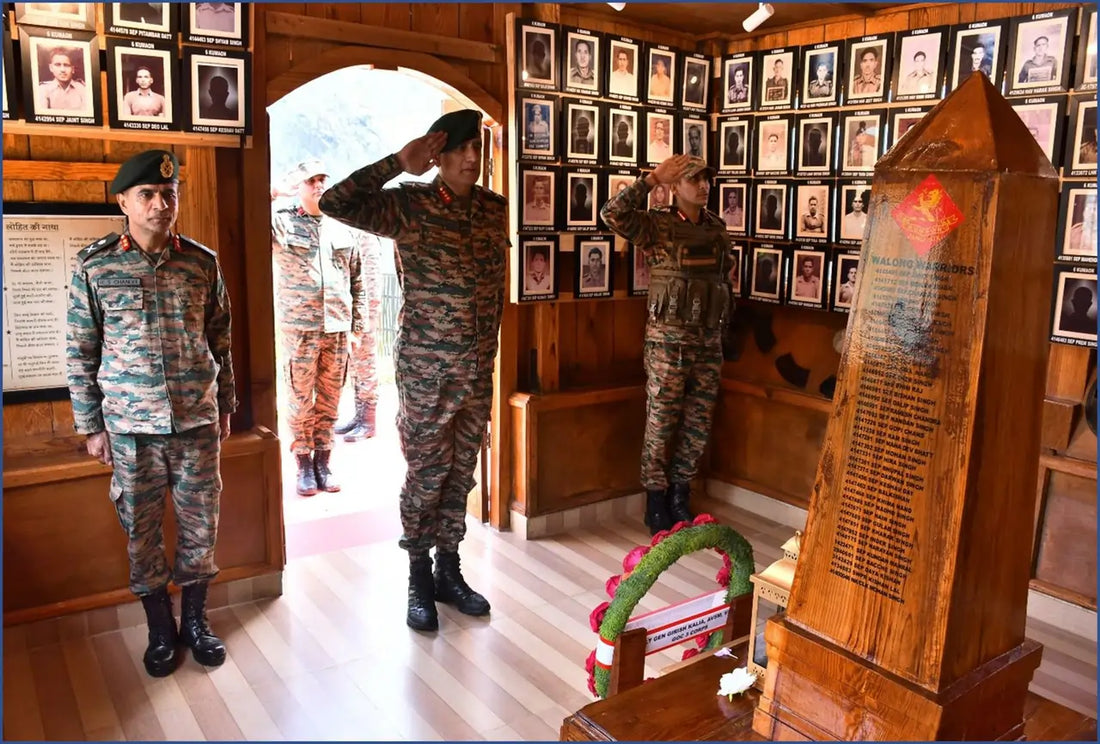 Lt Gen Girish Kalia Evaluates Operational Preparedness at Dao Division Near Northern Borders