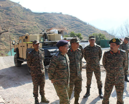 Lt Gen Pankaj P Rao Reviews Operational Preparedness at Poonch Forward Surgical Centre