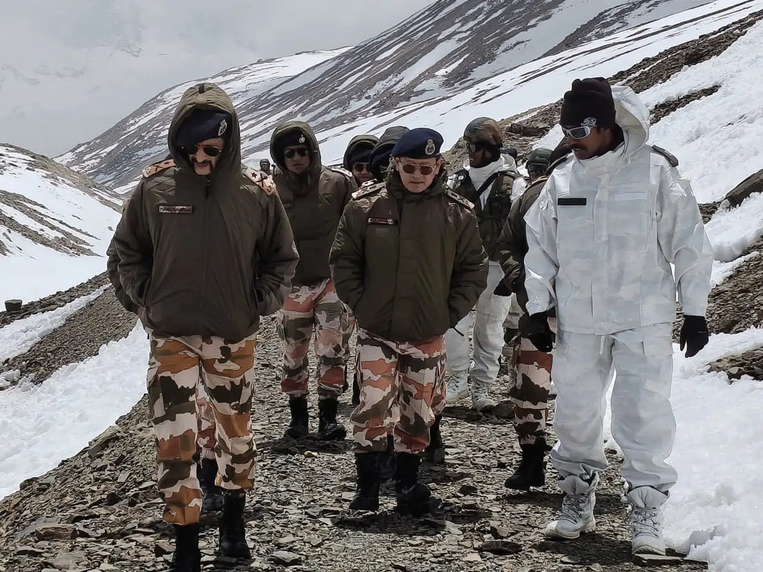 IPS Officer Sanjay Gunjiyal Inspects Operational Readiness at ITBP BOPs in Mana Pass