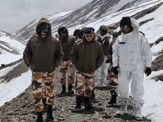 IPS Officer Sanjay Gunjiyal Inspects Operational Readiness at ITBP BOPs in Mana Pass