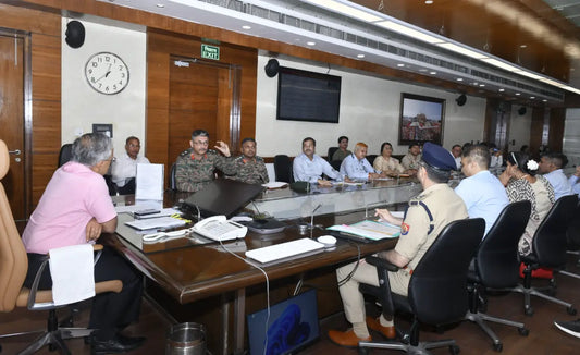 Major General Manish Kumar Reviews Agniveer Recruitment Rally Preparations in Uttar Pradesh with Chief Secretary