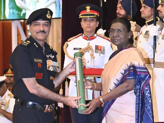 Major General Vikas Choudhary Honored with Ati Vishisht Seva Medal for Notable Service