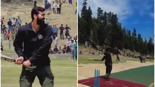 Indian Army Officer Engages with Locals through Cricket in Kashmir