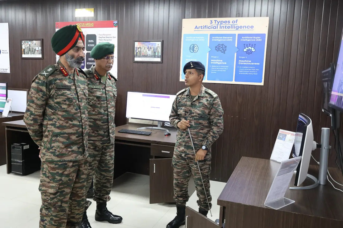 Lt Gen H. S. Vandra Reviews Technological Advancements at MCTE Mhow