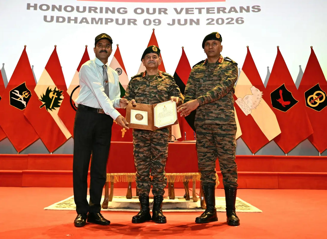 General Upendra Dwivedi Honors Army Veterans for National and Social Contributions in Udhampur