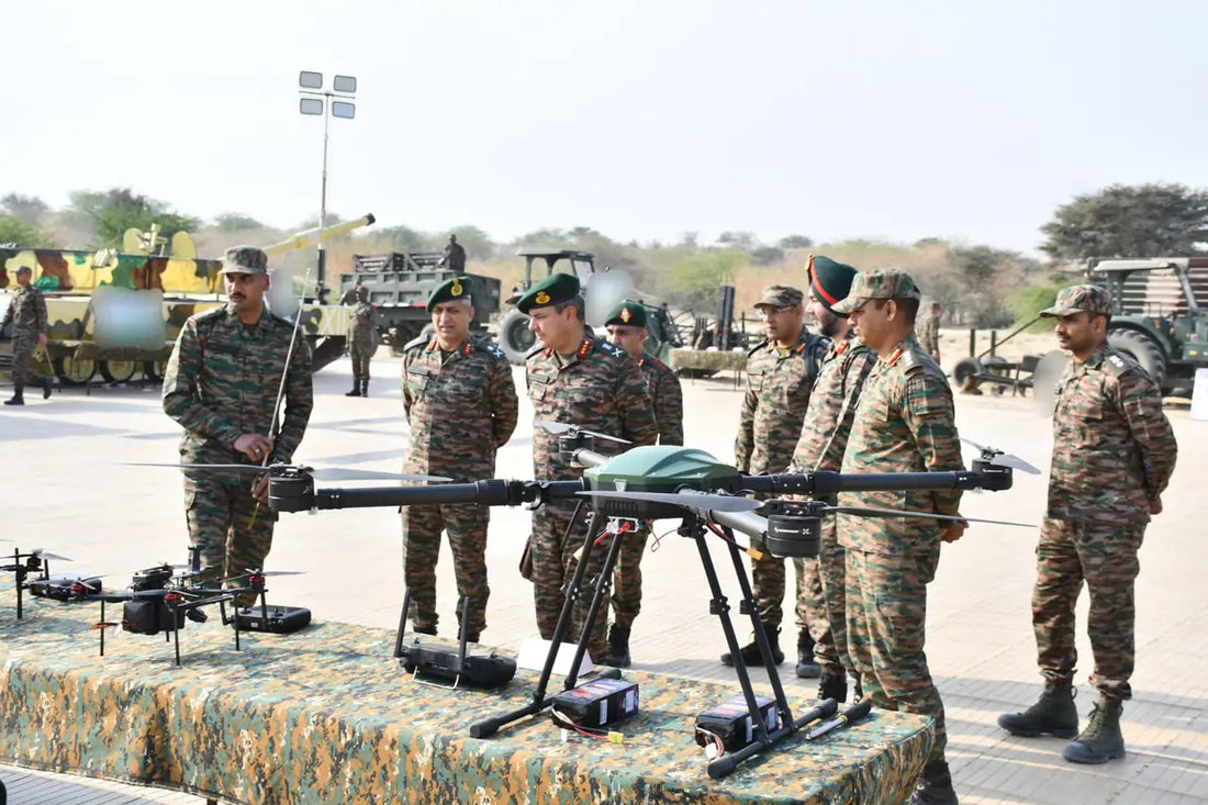 Lt Gen AVS Rathee Assesses Combat Readiness of Battle Axe Division in Desert Conditions