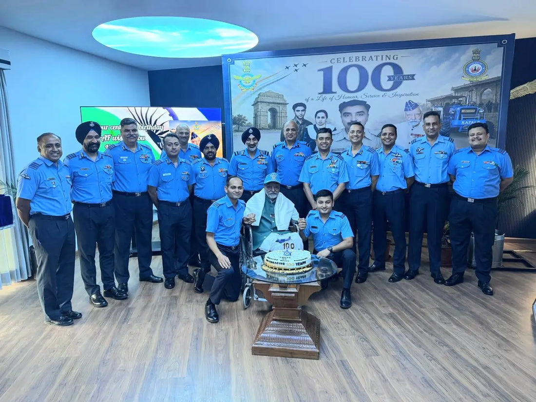 Indian Air Force Celebrates Centennial Birthday of Squadron Leader Onkar Singh