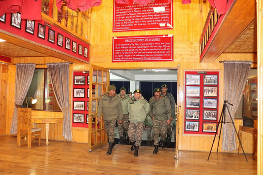 General Upendra Dwivedi Assesses Operational Readiness and Security Enhancements at Fire and Fury Corps