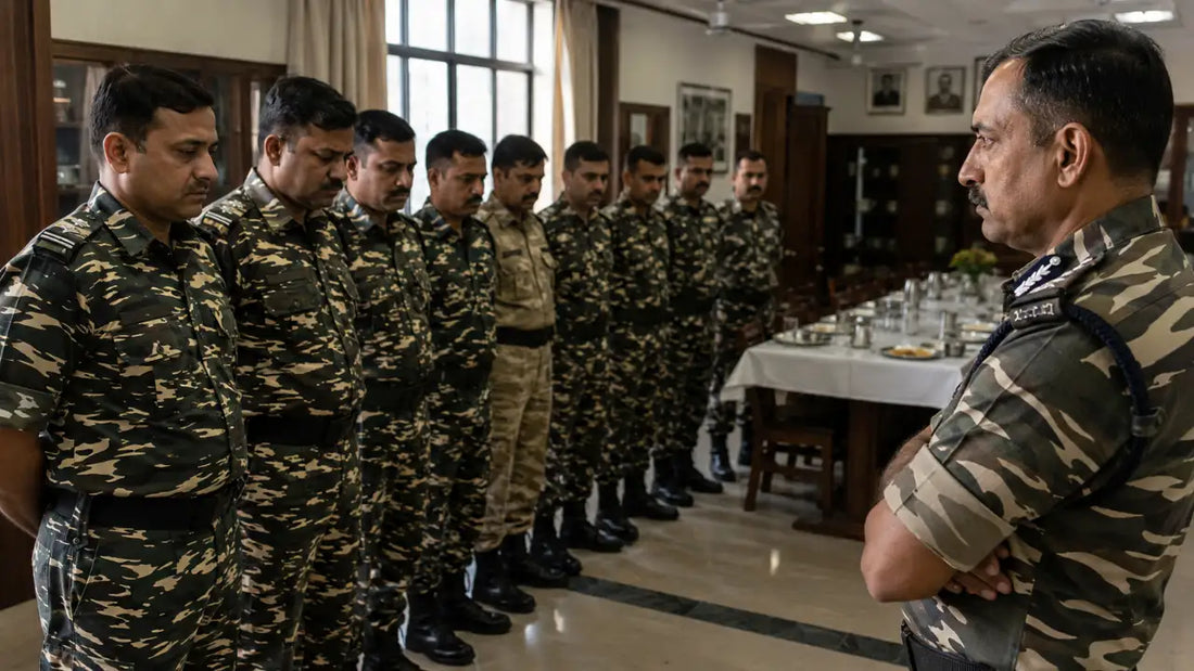 CRPF Issues Show-Cause Notices to Eight Officers Over Absence from Official Working Lunch