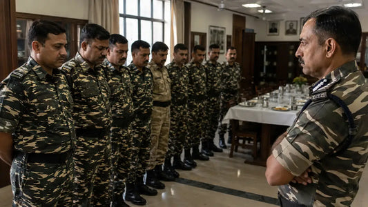 CRPF Issues Show-Cause Notices to Eight Officers Over Absence from Official Working Lunch