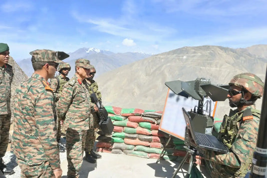Lt Gen DG Misra Reviews Force Protection and Readiness in Tripeak Brigade Forward Areas