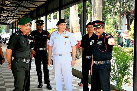 Surgeon Vice Admiral Vivek Hande Reviews Facilities at Command Hospital, Eastern Command, Kolkata