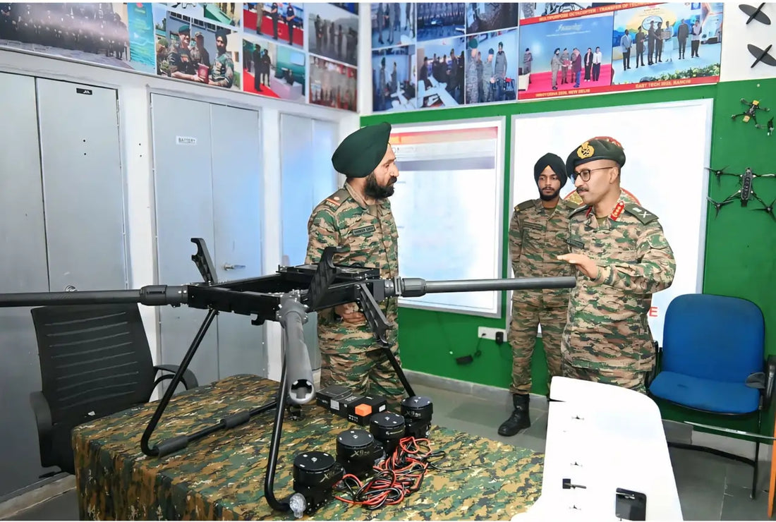 Lt Gen VMB Krishnan Evaluates Spearhead Division's Readiness, Tours Drone Excellence Centre