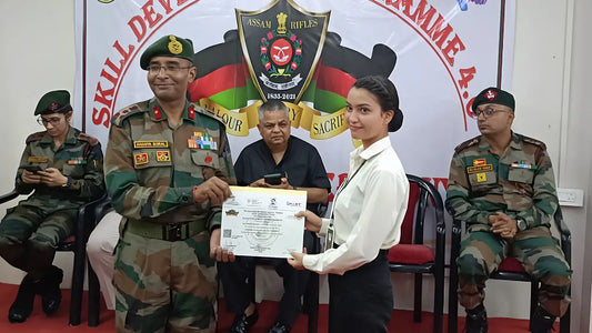Assam Rifles Honors Skill Development Graduates in Manipur's Youth Empowerment Initiative