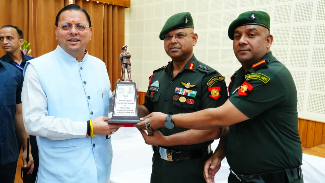 Uttarakhand CM Honors Indian Army's 127 Ecological Task Force for Environmental Conservation