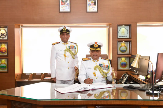 Rear Admiral Shantanu Jha Takes Command of Maharashtra Naval Area