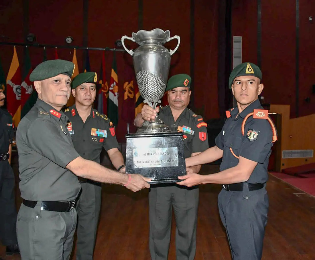 Young Officers’ Course Concludes at Infantry School Mhow; Lt Arjun Singh Bhist Recognized as Best Student