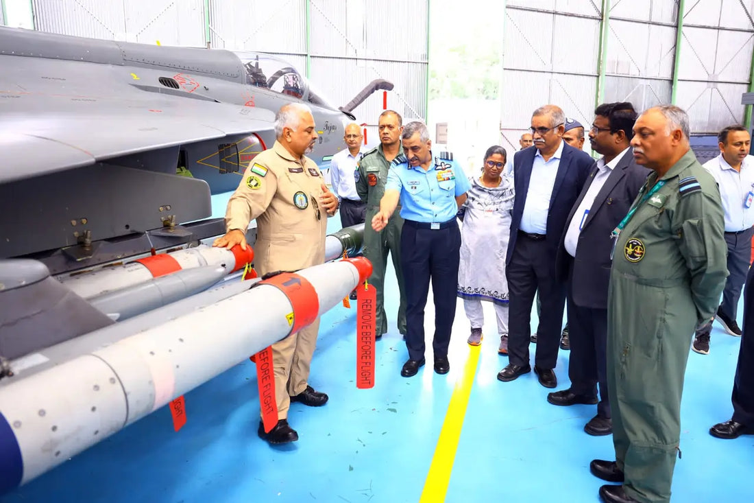 Air Marshal Ashutosh Dixit Evaluates Indigenous Aviation Projects at HAL Bengaluru
