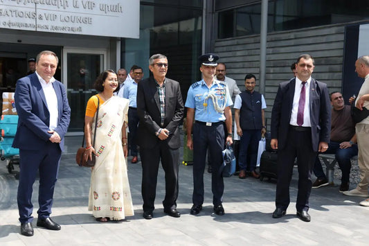 Defence Secretary Rajesh Kumar Singh Arrives in Yerevan to Boost India-Armenia Defence Cooperation