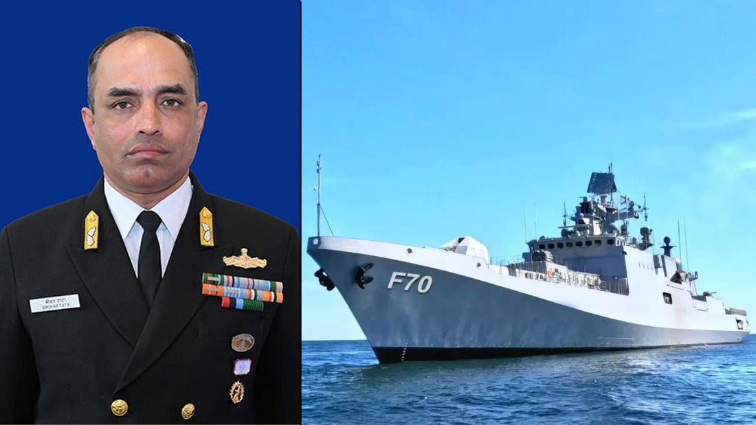 Captain Sridhar Tata Leading INS Tamal Commissioning in Russia