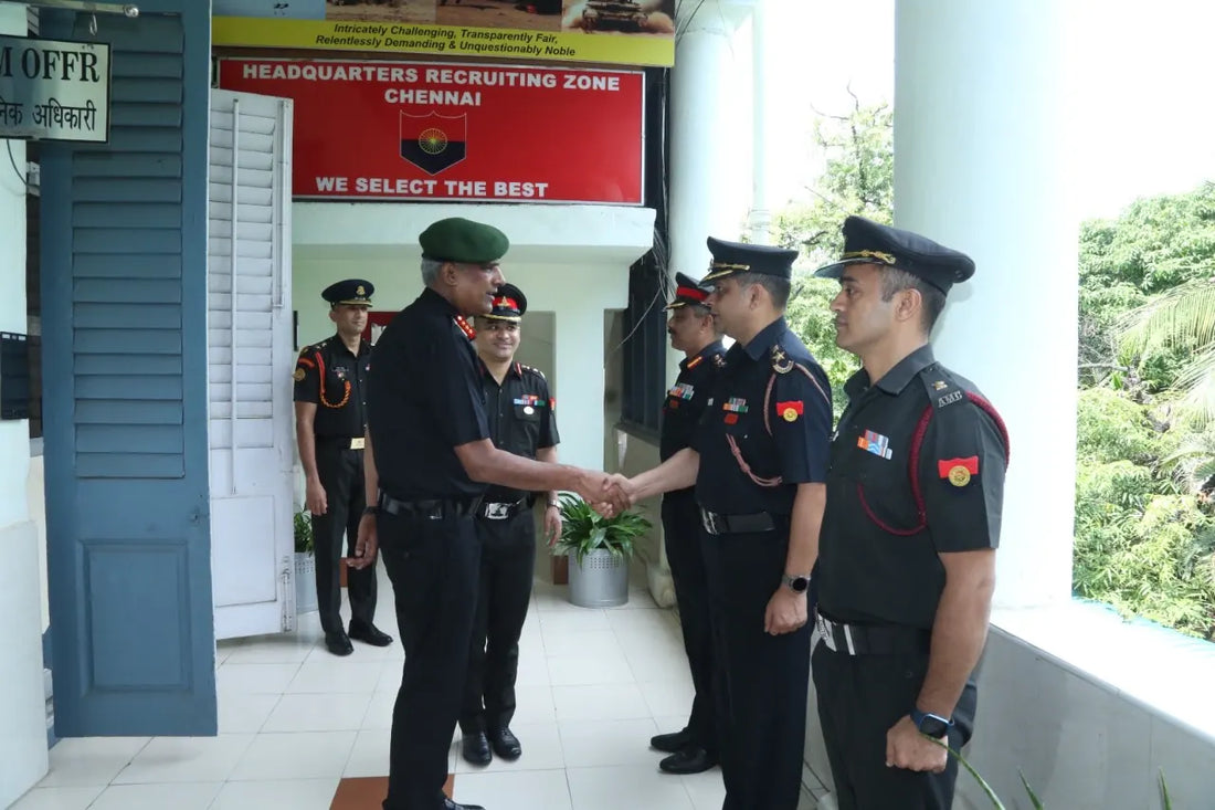 Lt Gen RS Sundaram Reviews Army Recruitment Outreach at Chennai HQ Recruiting Zone