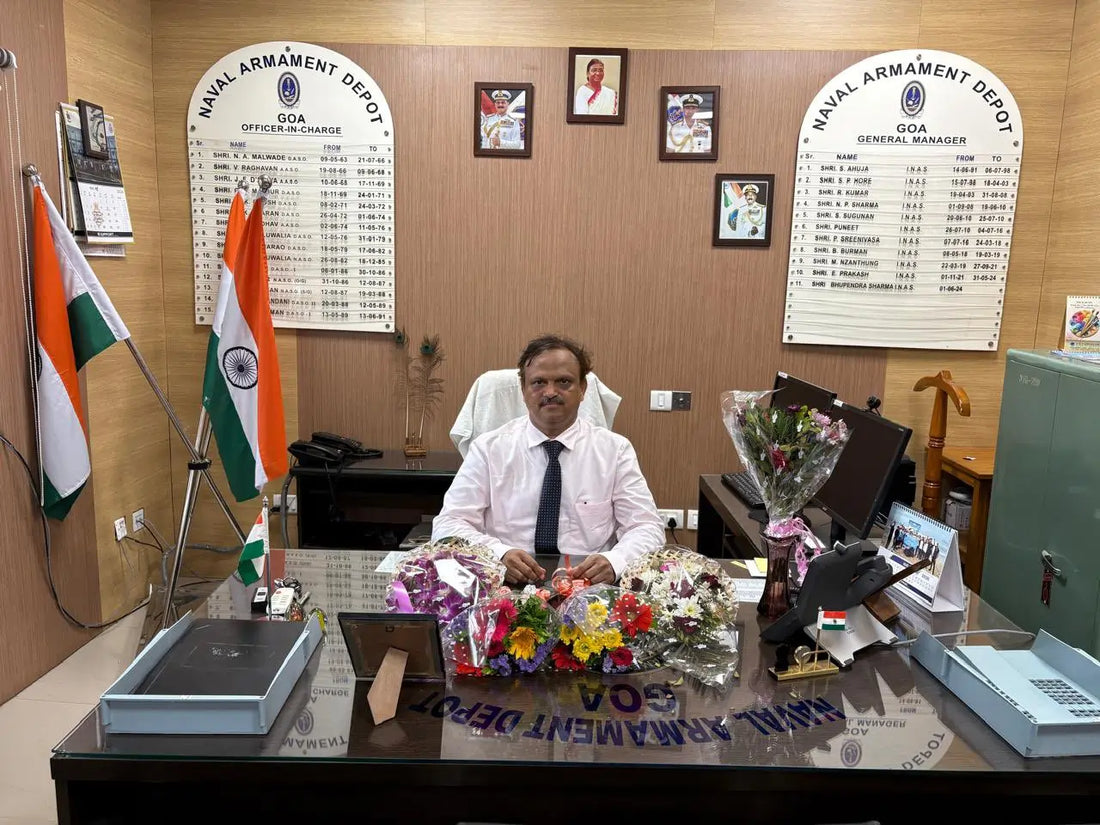 D Mahesh Babu Appointed General Manager of Naval Armament Depot Goa