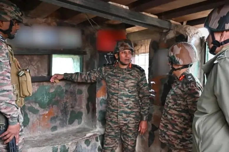 Lt Gen Pratik Sharma Reviews Security in Jhangar After Successful Operation Balliyan