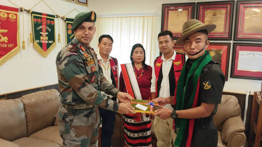 Assam Rifles Honors Lt Wikhamlubou Pamei in Manipur Felicitation Ceremony