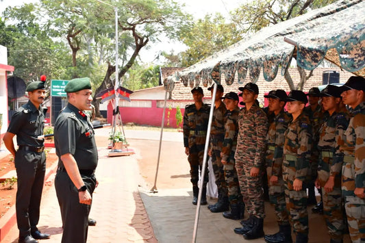 CME Cadets Engage in Educational Exchange at Maratha Light Infantry Regimental Centre, Belagavi