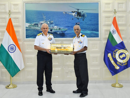 Indian Coast Guard Pays Tribute to Retiring Officers in Superannuation Ceremony