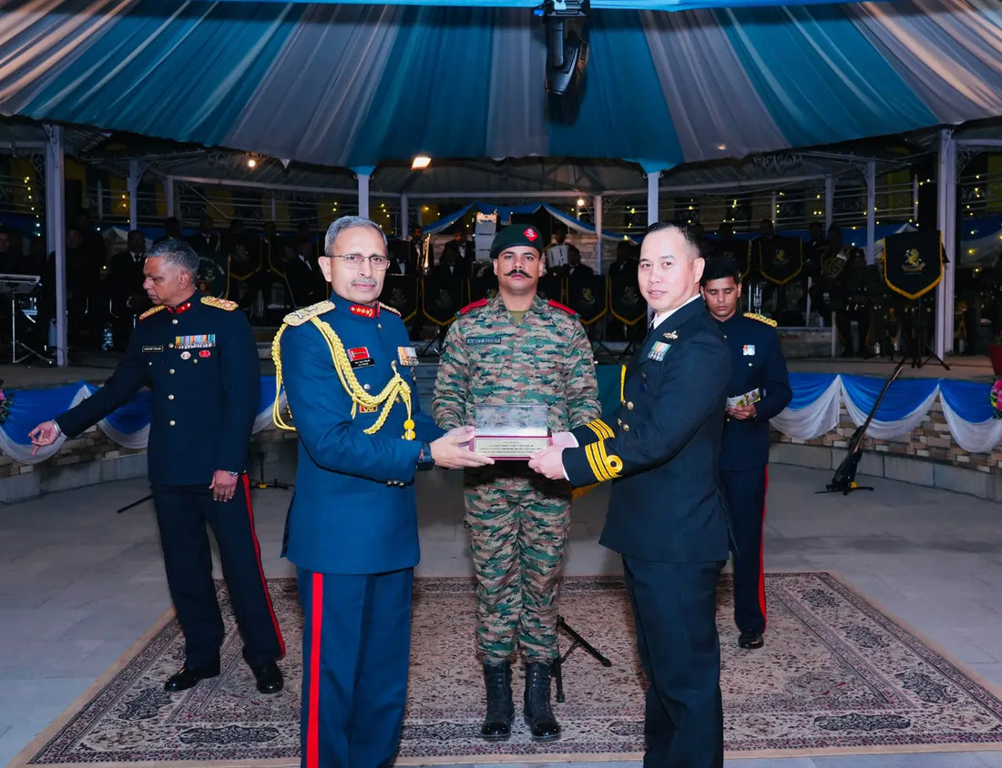 Commander Ronie Chowpoo Leads INS Khanjar at Kumaon and Naga Regiments Conference