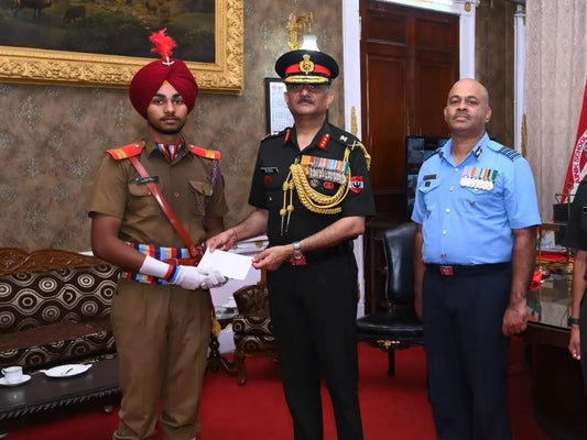 Lt Gen Amit Kabthiyal Inspects Sainik School Kapurthala, Honors Martyrs