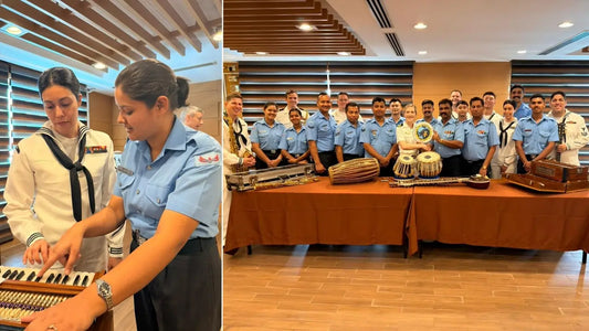 Indian Air Force and US Seventh Fleet Bands Unite in Musical Exchange in New Delhi