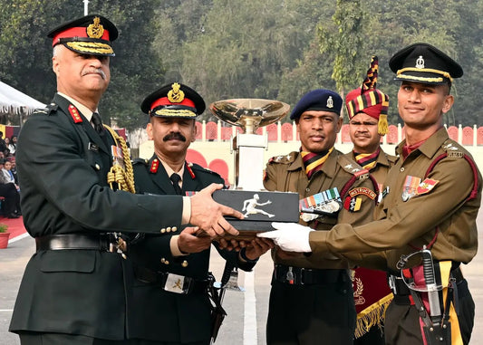 Captain Kaushal Joshi Honored as Top Officer at AFMS Commissioning Parade