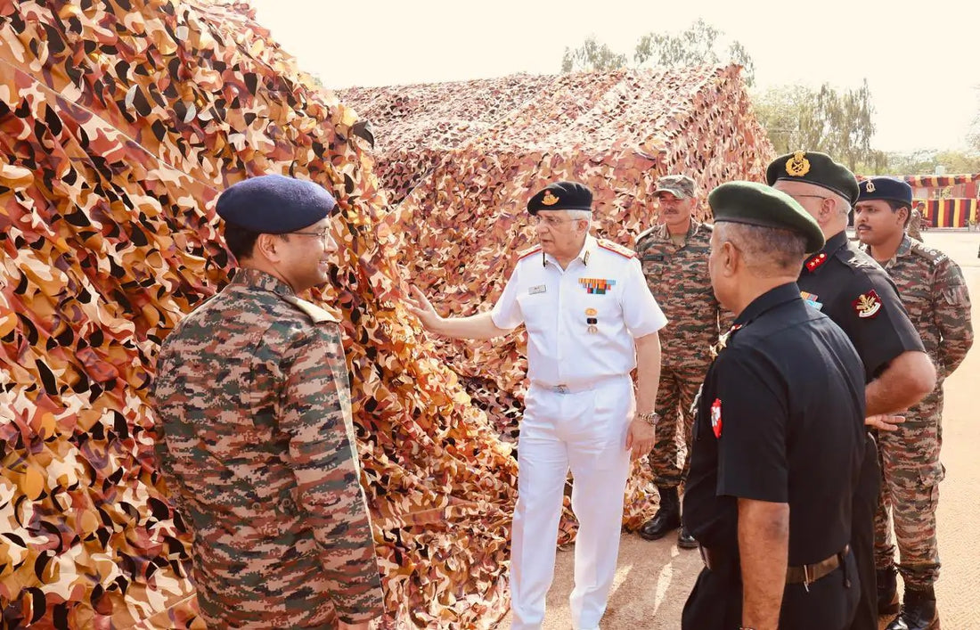 Surgeon Vice Admiral Vivek Hande Assesses 4012 Field Hospital's Operational Preparedness in Jodhpur