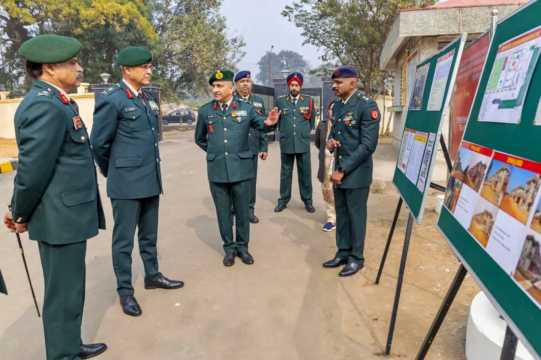 Lt Gen DG Misra Evaluates Readiness and Inaugurates New Housing at Meerut Station