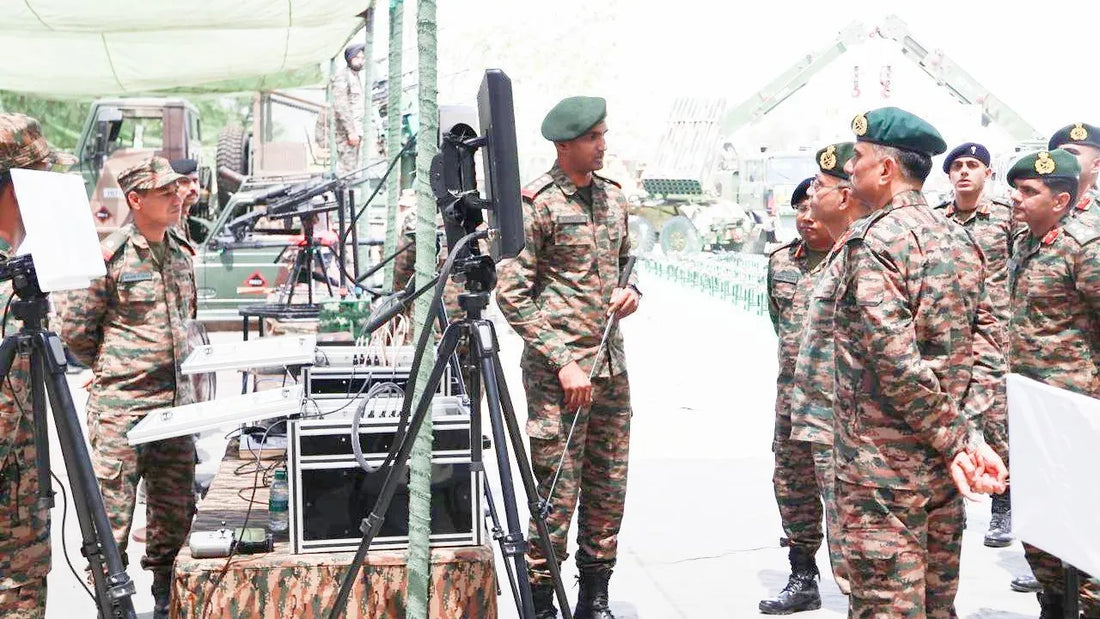 Lt Gen Pushpendra Singh Assesses Vajra Corps' Preparedness and Commends Drone Innovation