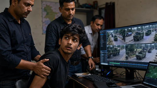 Punjab Police Arrest 20-Year-Old for Allegedly Streaming Indian Army Movements to Pakistan via CCTV Feed