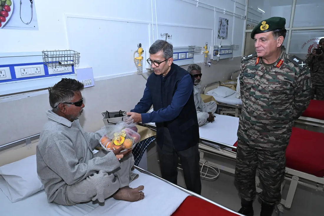 Defence Secretary and Southern Command Chief Oversee Vision-Restoring Surgical Eye Camp at Bhuj