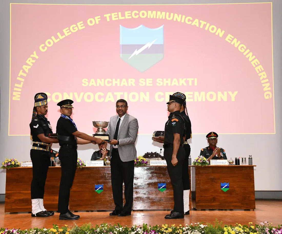 MCTE Convocation: Major Krishnapal Singh Leads Signals Engineering Course Graduates