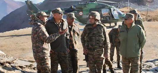 Lt. Gen. Sharma Reviews Operational Readiness and Celebrates Deepawali with Troops in Gurez, Machhal & Keran Sectors