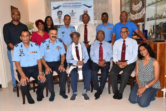 IAF Honours Veteran HFO Samuel James Dominic on 102nd Birthday